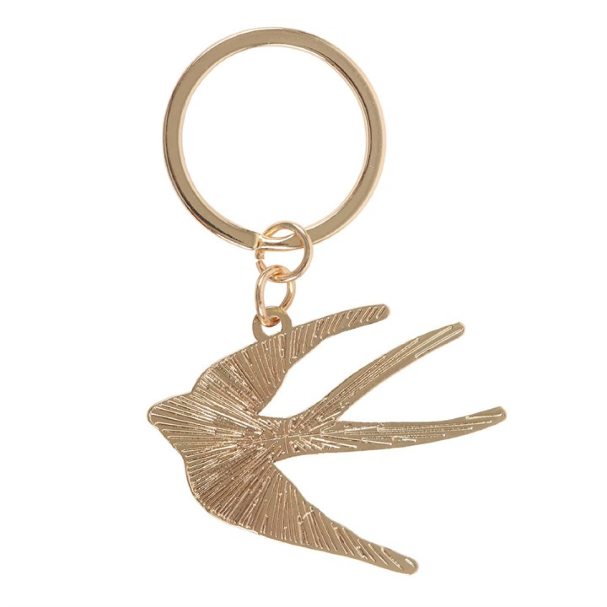 The Swallow Enamel Keyring
