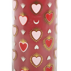 Sacred Heart Print Black Fig Tube Candle
