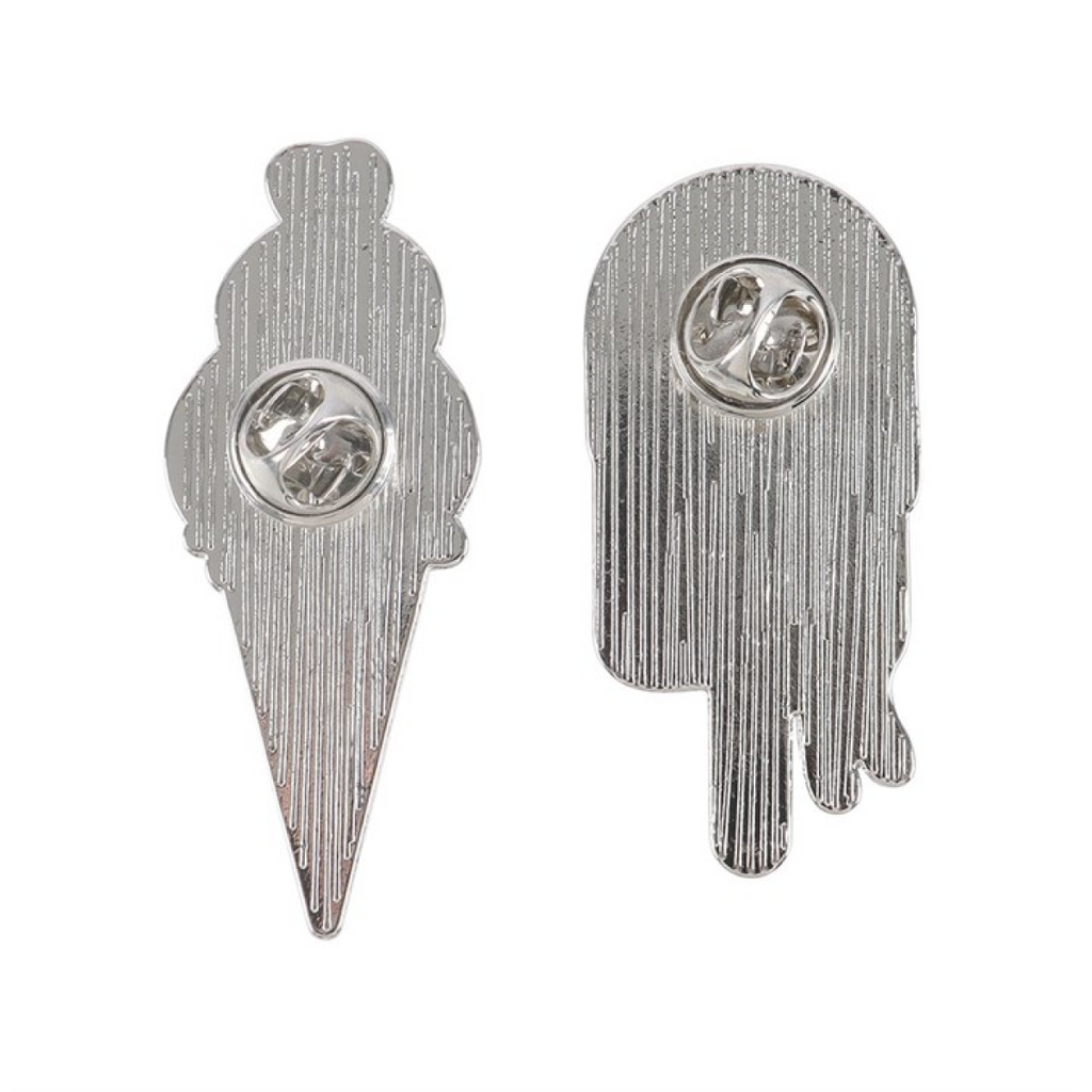Freaking Melting Ice Cream Enamel Pin Badges