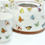 Butterflies Herbal Teapot Set