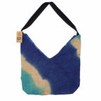 Denim Blue Soft Blend Shoulder Tote