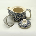 Blue Pattern Small Herbal Teapot