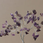 Amethyst Gemstone Tree with Orgonite Base - 80 Stone