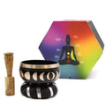 Moon Phase Black Singing Bowl Set 10.7cm
