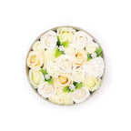 Wedding Blessings White & Ivory Round Box