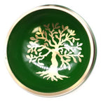Tree of Life Green Singing Bowl Set