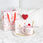 Valentine Postage Stamp Print Gift Bag