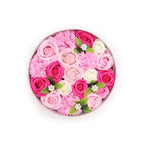 Baby Blessings Pinks Soap Flower Round Box