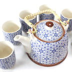 Blue Star Herbal Teapot Set