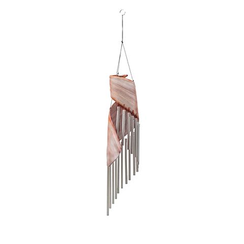 Whitewash Coconut Leaf Wind Chimes