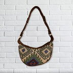Geo-Geen Jacquard Hobo Bag