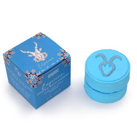 Capricorn Set of Zodiac Bath Fizzers with Horoscope