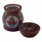 Hamsa Five Colours Soapstone Oil Burner