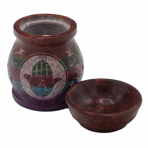 Hamsa Five Colours Soapstone Oil Burner