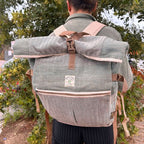 Sage Hemp Trekking Rolling Backpack