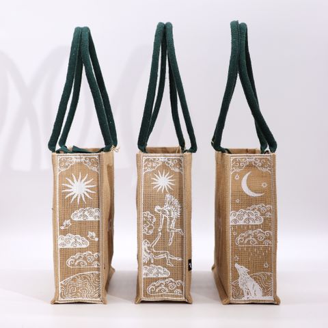 I am Powerful Hop Hare Jute Big Bag