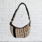 Grey Metro Jacquard Hobo Bag