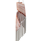 Whitewash Coconut Leaf Wind Chimes