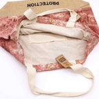 Hamsa Protection Terracotta Stonewash All Natural Bag