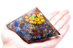 Om Chakra Orgonite Pyramid 70 mm
