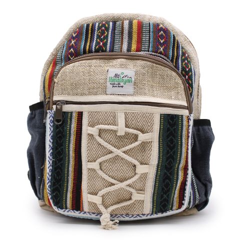 Rope & Pockets Style Small Backpack