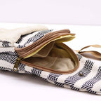 Black & White Body Cross Bag Natural Cotton