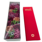 Vintage Roses Soap Flowers Long Box