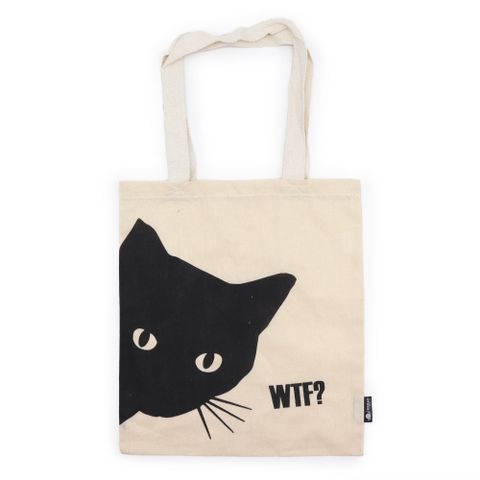 Black Cat Iconic Basic Tote Bag