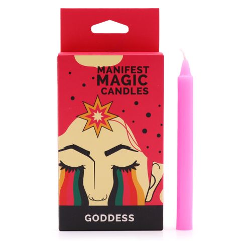 Pink Manifest Magic Candles (pack of 12)