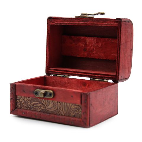 Floral Embossed Colonial Box