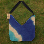 Denim Blue Soft Blend Shoulder Tote