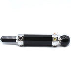Black Agate Hexagonal Crystal Healing Wand - 12cm