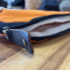 Orange Canvas Tablet Pouch