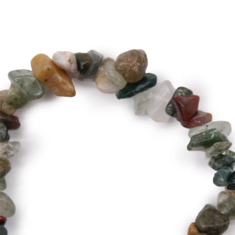 Moss Agate Chipstone Bracelet