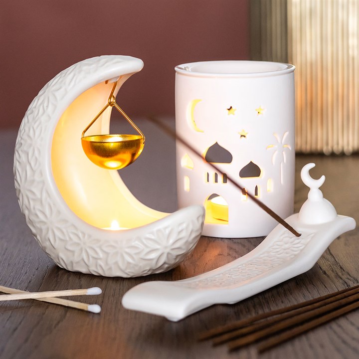 Crescent Moon Multi-Purpose Hanging Burner