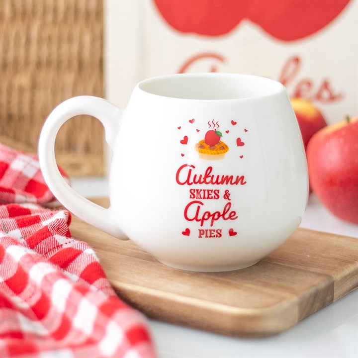 Eleanoras Autumn Skies & Apple Pies Rounded Mug 