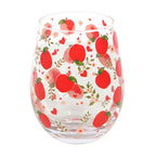Eleanoras Apple Print Stemless Glass 