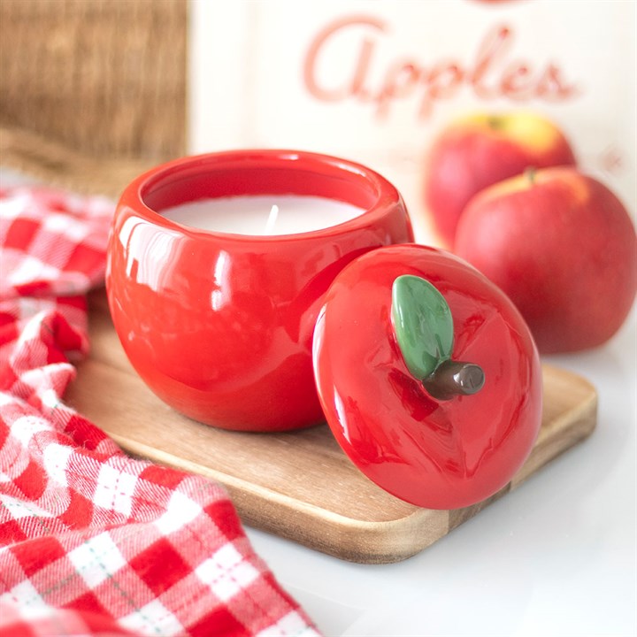 Eleanoras Apple Shaped Candle Jar Candles