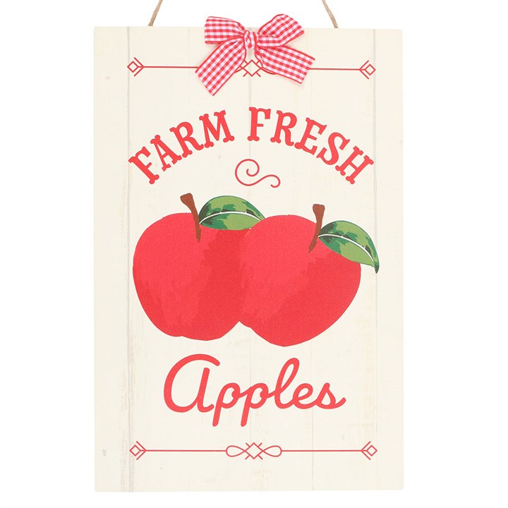 Eleanoras Farm Fresh Apples Hanging Sign 