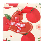 Eleanoras 23cm Medium Apple Print Gift Bag 