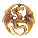 Eleanoras Dragon Medal Hanging Ornament by Anne Stokes 