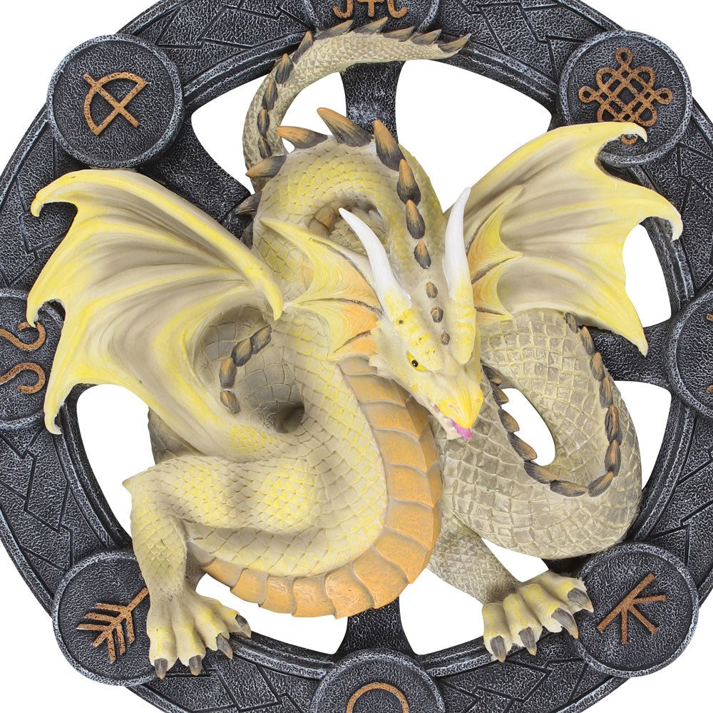 Eleanoras Mabon Dragon Resin Wall Plaque by Anne Stokes 