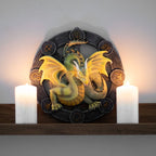 Eleanoras Mabon Dragon Resin Wall Plaque by Anne Stokes 