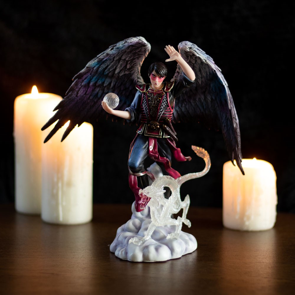 Eleanoras AIR ELEMENTAL WIZARD FIGURINE Figurines & Sculptures