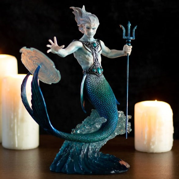 Eleanoras Water Elemental Wizard Figurine by Anne Stokes 
