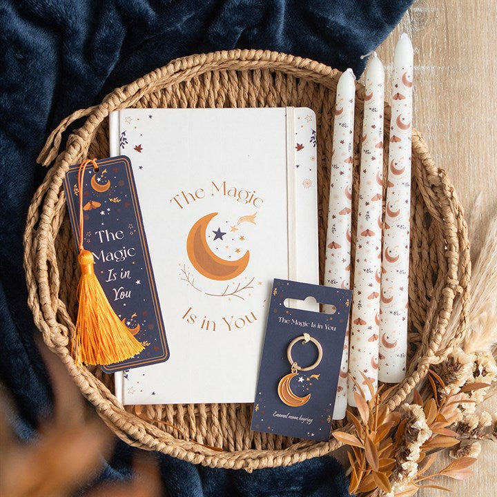 Eleanoras Set of 3 Harvest Moon Taper Candles 