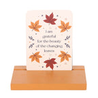 Eleanoras Autumn Magic Affirmation Cards with Wooden Stand Affirmation Cards