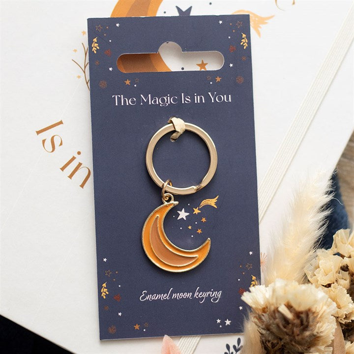 Eleanoras Autumn Magic Moon Keyring 