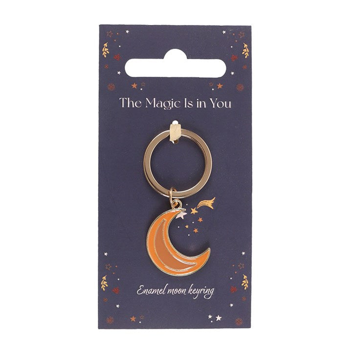 Eleanoras Autumn Magic Moon Keyring 