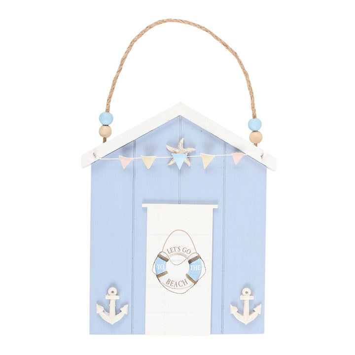 Eleanoras Blue Life Ring Beach Hut Hanging Decoration 